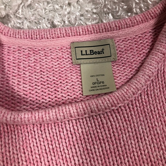 Pink Classic Knit Sweater 100% Cotton (RUNS SMALL, does NOT fit Large) - Picture 7 of 7